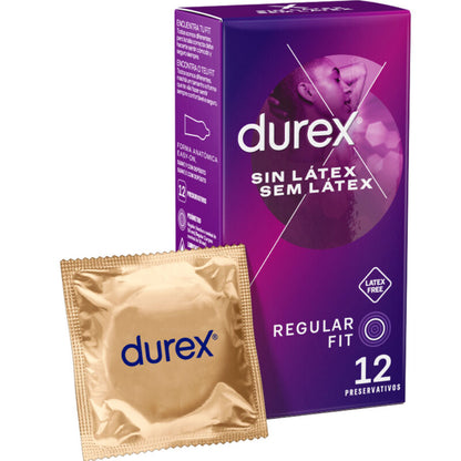 DUREX - PRESERVATIVOS SEM LÁTEX 12 UNIDADES - Sexshoptuga 