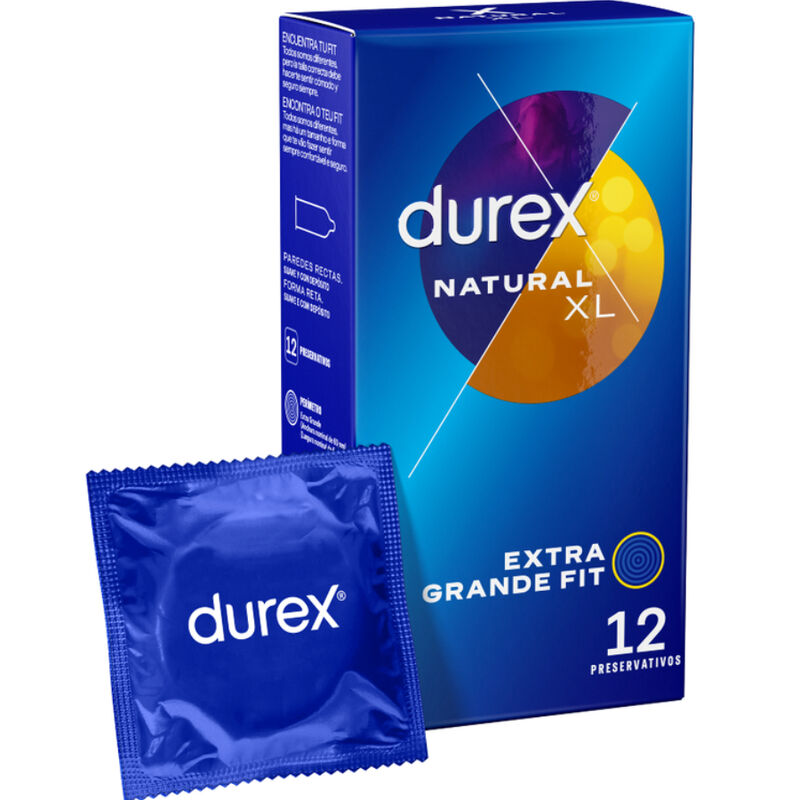 DUREX - NATURAL XL 12 UNIDADES - Sexshoptuga 