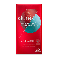 DUREX - SENSITIVO SLIM FIT 10 UNIDADES - Sexshoptuga  Sexshoptuga 