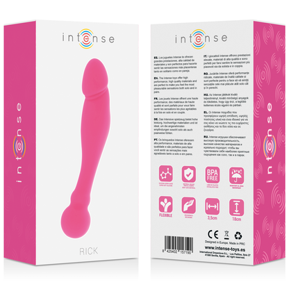 INTENSE - SILICONE RICK DUAL ROSA - Sexshoptuga 