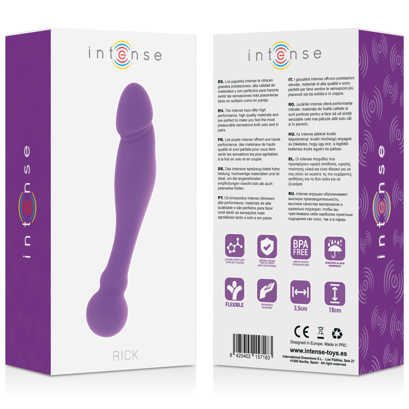 INTENSE - SILICONE RICK DUAL LILAC - Sexshoptuga  Sexshoptuga 