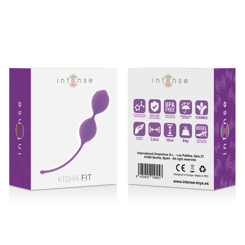 INTENSE - KISHA FIT SILICONE KEGEL LILA - Sexshoptuga 