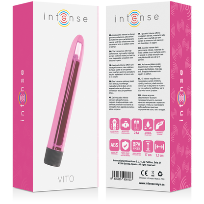 INTENSE - VIBRADOR VITO ROSA - Sexshoptuga 