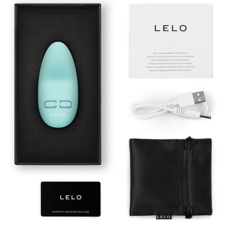 LELO - MASSAGADOR PESSOAL LILY 3 - VERDE POLAR - Sexshoptuga 