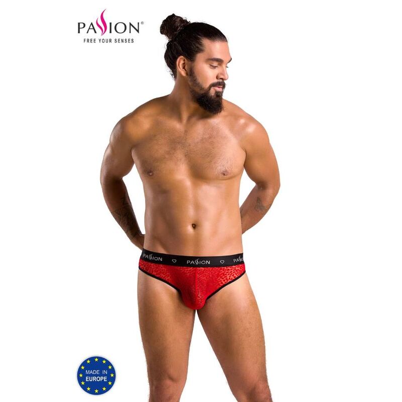 PASSION - 031 SLIP MIKE VERMELHO S/M - Sexshoptuga 