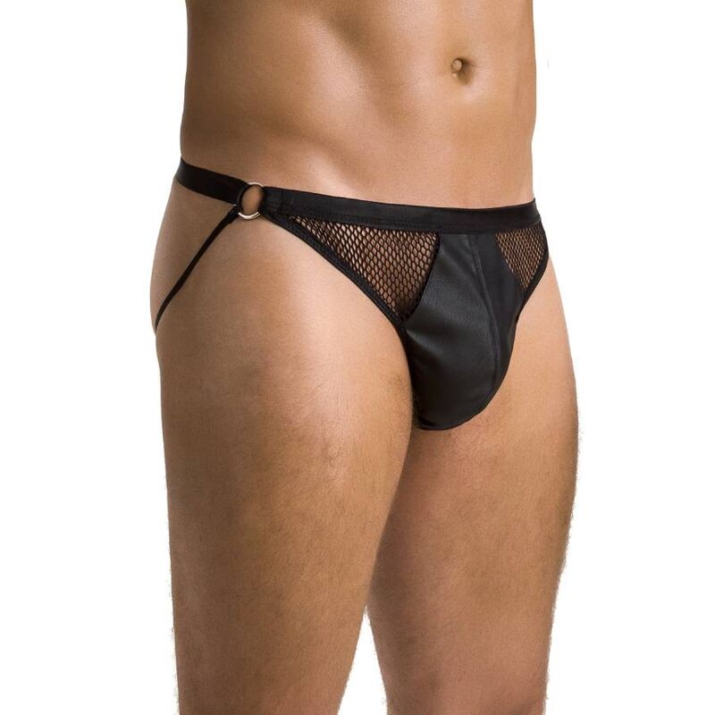 PASSION - 034 SLIP OPEN LUKE BLACK S/M - Sexshoptuga  Sexshoptuga 