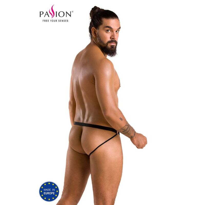 PASSION - 034 SLIP OPEN LUKE BLACK S/M - Sexshoptuga 