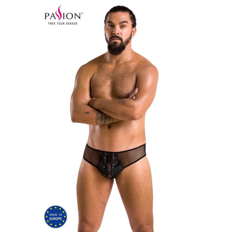 PASSION - 035 SLIP RICHARD PRETO S/M - Sexshoptuga 