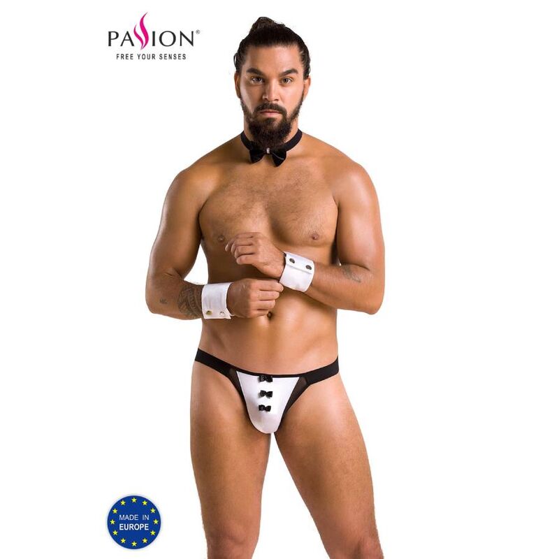 PASSION - 036 SLIP ALFROJO PRETO S/M - Sexshoptuga 