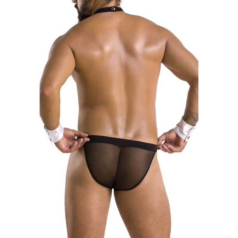 PASSION - 036 SLIP ALFROJO PRETO S/M - Sexshoptuga  Sexshoptuga 