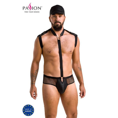 PASSION - 038 CONJUNTO JOHN BLACK S/M - Sexshoptuga 