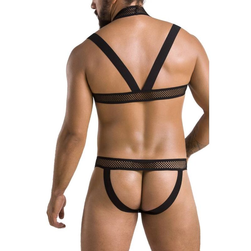 PASSION - 043 CONJUNTO JACOB PRETO S/M - Sexshoptuga  Sexshoptuga 