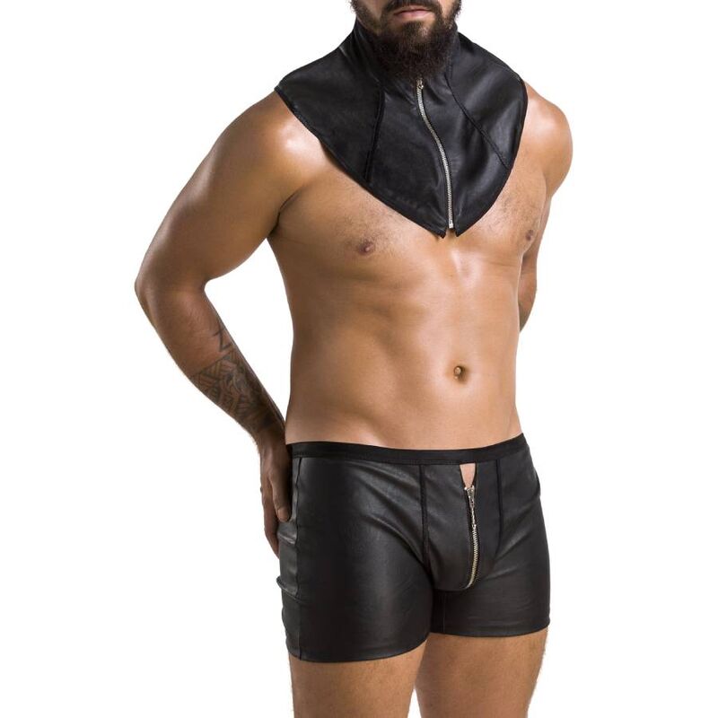 PASSION - 051 CONJUNTO EDWARD PRETO S/M - Sexshoptuga  Sexshoptuga 