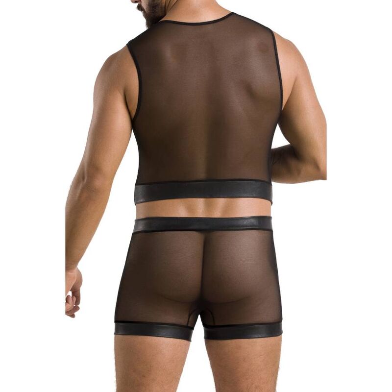 PASSION - 053 CONJUNTO WILLIAM PRETO S/M - Sexshoptuga  Sexshoptuga 