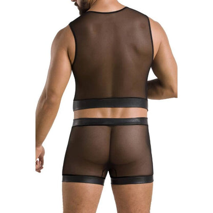 PASSION - 053 CONJUNTO WILLIAM PRETO S/M - Sexshoptuga 