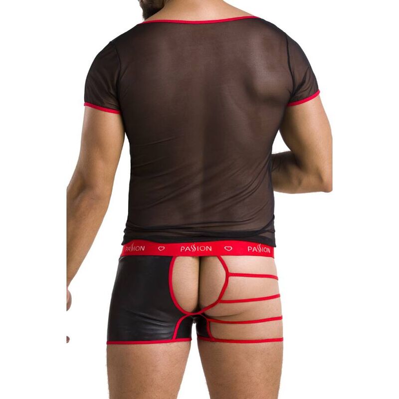 PASSION - 055 CONJUNTO MARCA PRETA S/M - Sexshoptuga  Sexshoptuga 