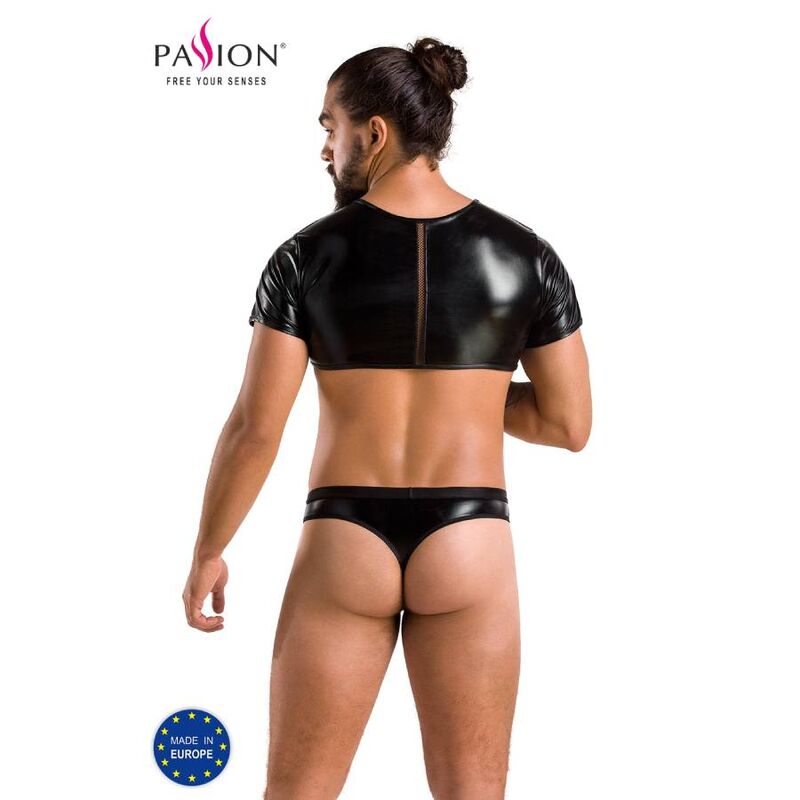 PASSION - 057 CONJUNTO PETER BLACK S/M - Sexshoptuga  Sexshoptuga 