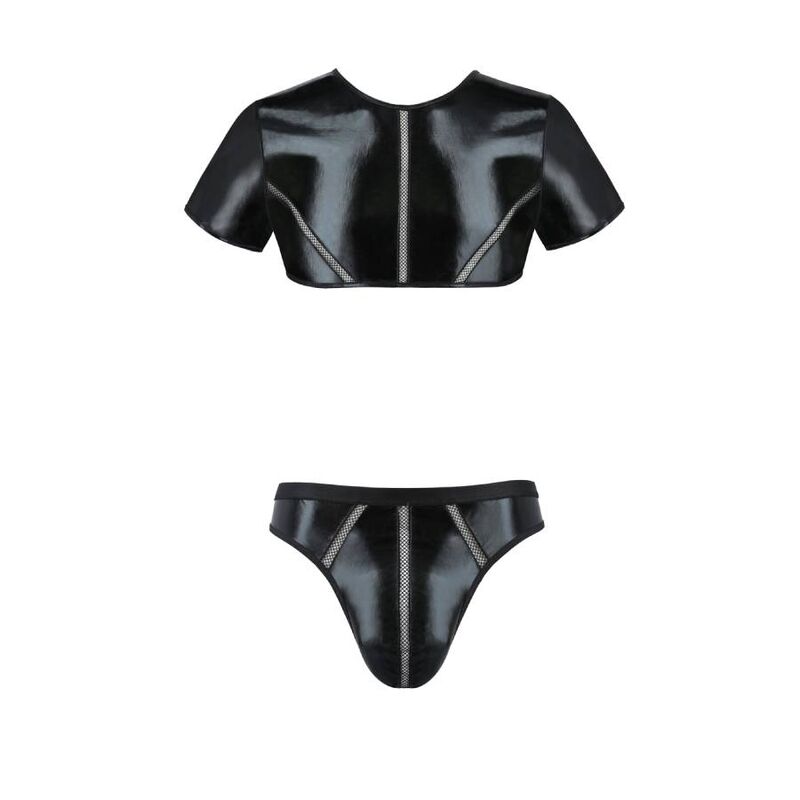 PASSION - 057 CONJUNTO PETER BLACK S/M - Sexshoptuga  Sexshoptuga 