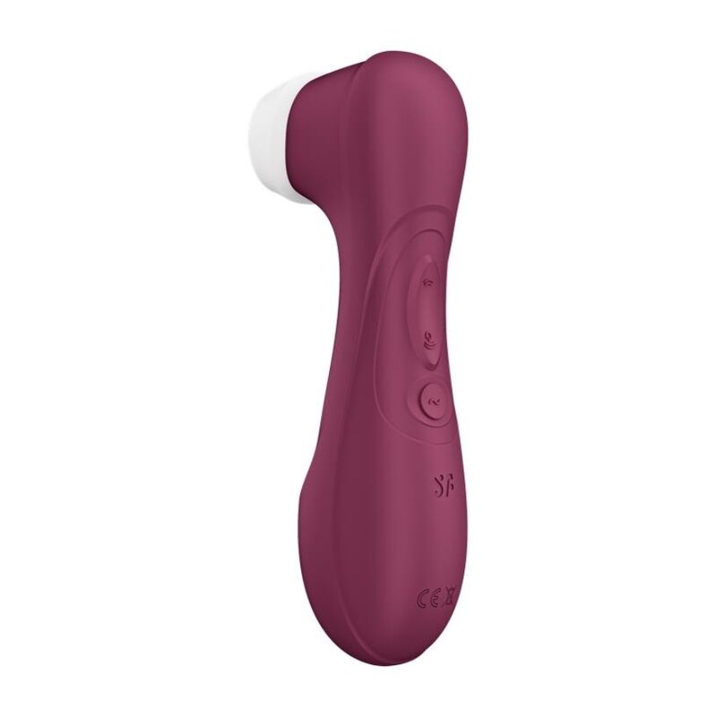 SATISFYER - PRO 2 GERAO 3 TECNOLOGIA DE AR LÍQUIDO VINHO TINTO - Sexshoptuga  Sexshoptuga 