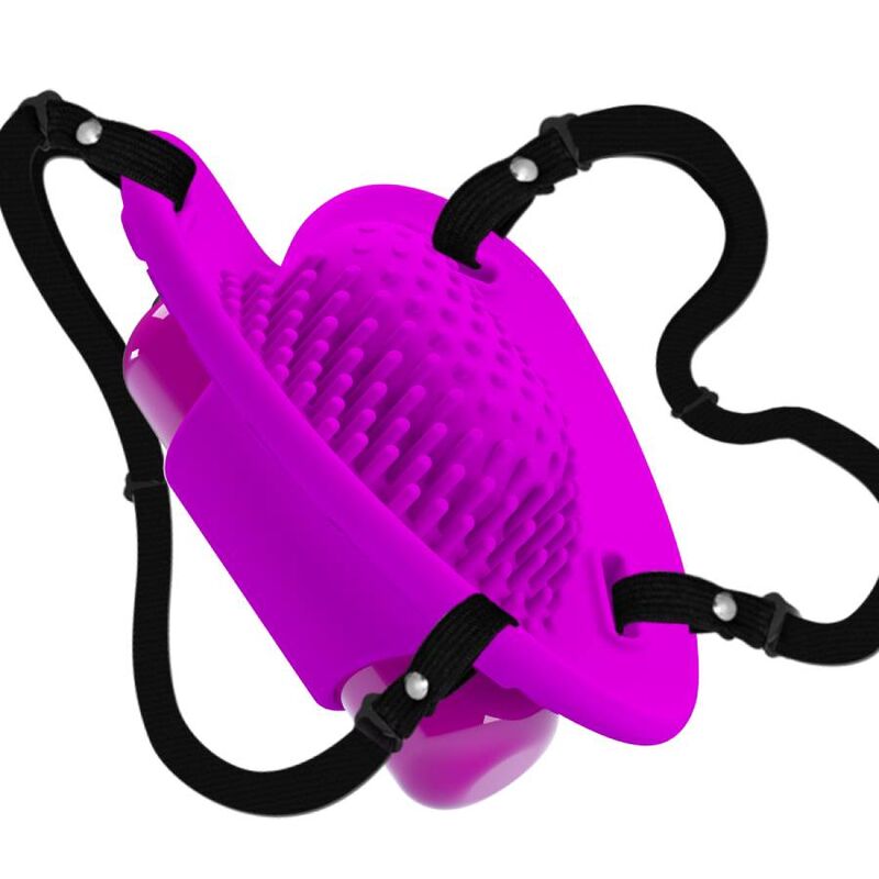 PRETTY LOVE - HEARTBEAT CLITORIS MASSAGER 10 MODOS DE VIBRAO ROXO - Sexshoptuga 