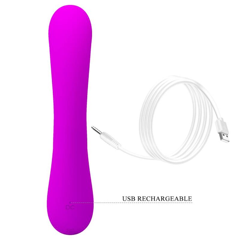 PRETTY LOVE - VIBRADOR SINCERO E OTADOR DE CLITÓRIS SILICONE ROXO - Sexshoptuga 