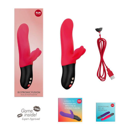 FUN FACTORY - BI STRONIC FUSION DUAL PULSATOR INDIA RED - Sexshoptuga 