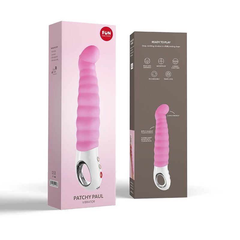 FUN FACTORY - PATCHY PAUL G5 VIBRADOR G-SPOT CANDY ROSE - Sexshoptuga 