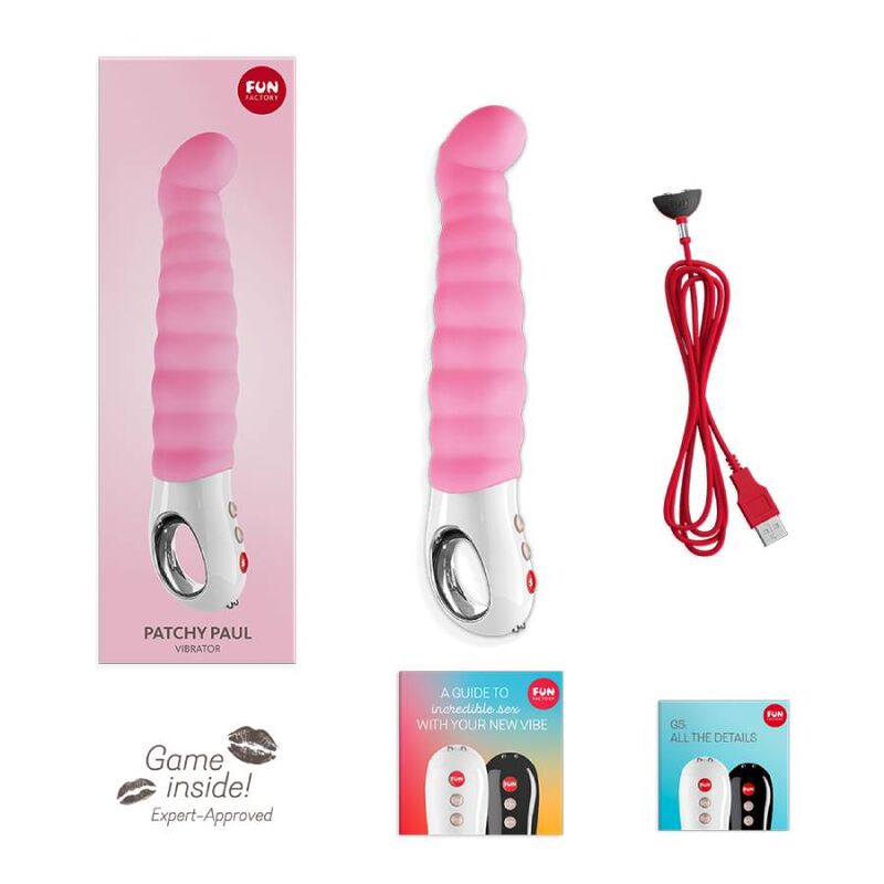 FUN FACTORY - PATCHY PAUL G5 VIBRADOR G-SPOT CANDY ROSE - Sexshoptuga 