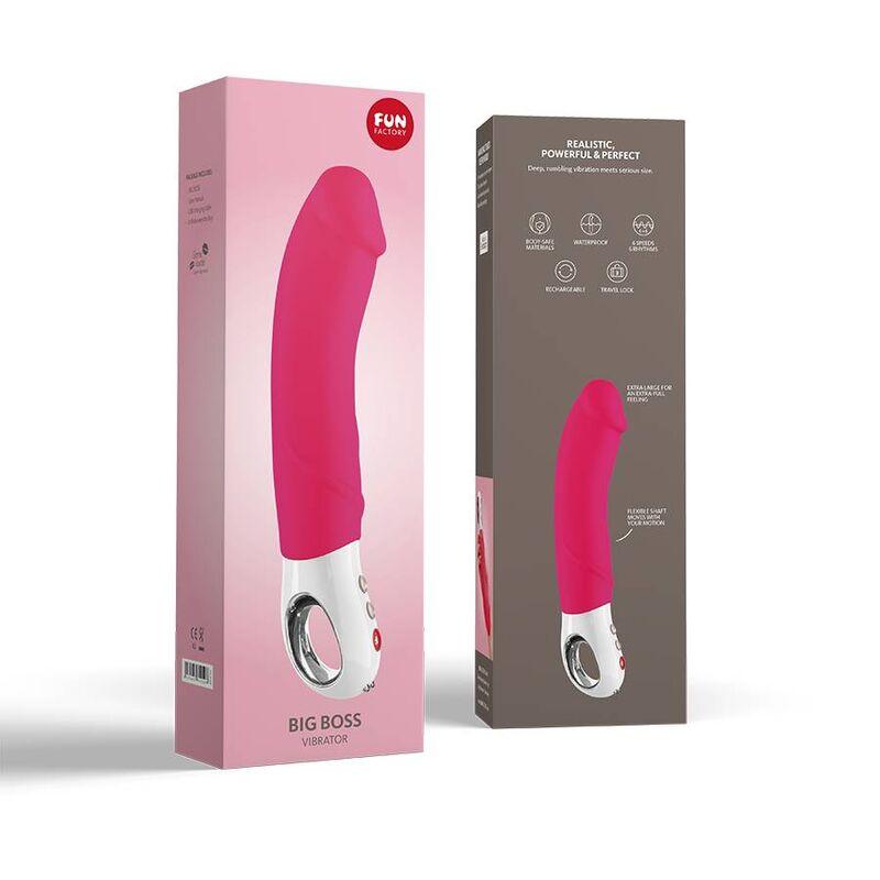 FUN FACTORY - VIBRADOR BIG BOSS G5 ROSA - Sexshoptuga 