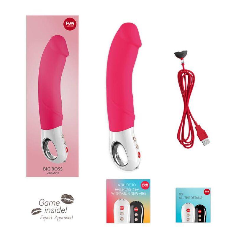 FUN FACTORY - VIBRADOR BIG BOSS G5 ROSA - Sexshoptuga 