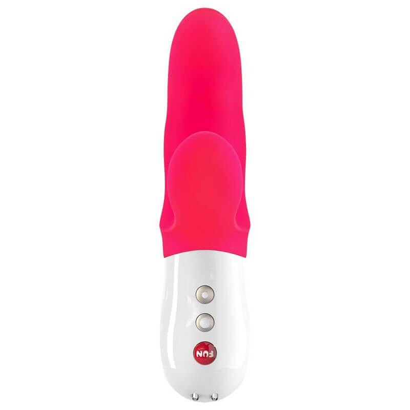 FUN FACTORY - VIBRADOR MISS BI DUAL ROSA BRANCO - Sexshoptuga 