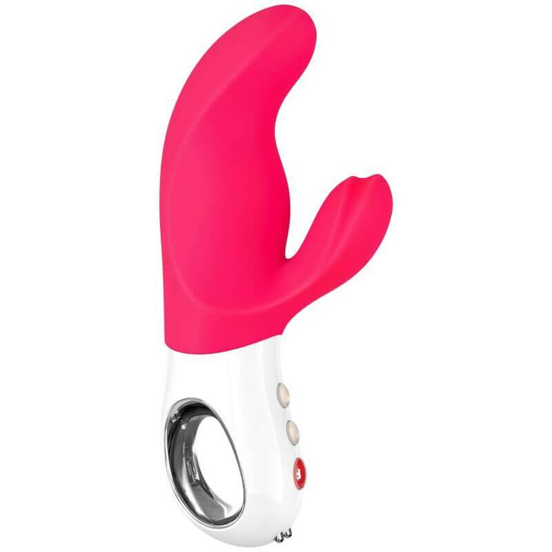 FUN FACTORY - VIBRADOR MISS BI DUAL ROSA BRANCO - Sexshoptuga 