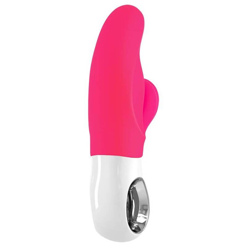 FUN FACTORY - VIBRADOR MISS BI DUAL ROSA BRANCO - Sexshoptuga 