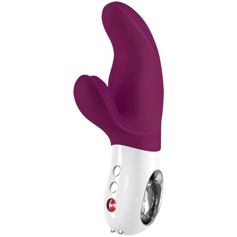 FUN FACTORY - VIBRADOR MISS BI DUAL UVA BRANCO - Sexshoptuga  Sexshoptuga 