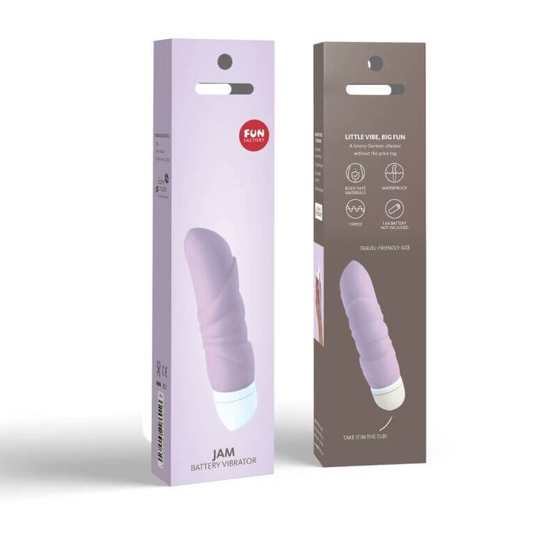 FUN FACTORY - JAM VIBRADOR PASTEL LILAC - Sexshoptuga  Sexshoptuga 