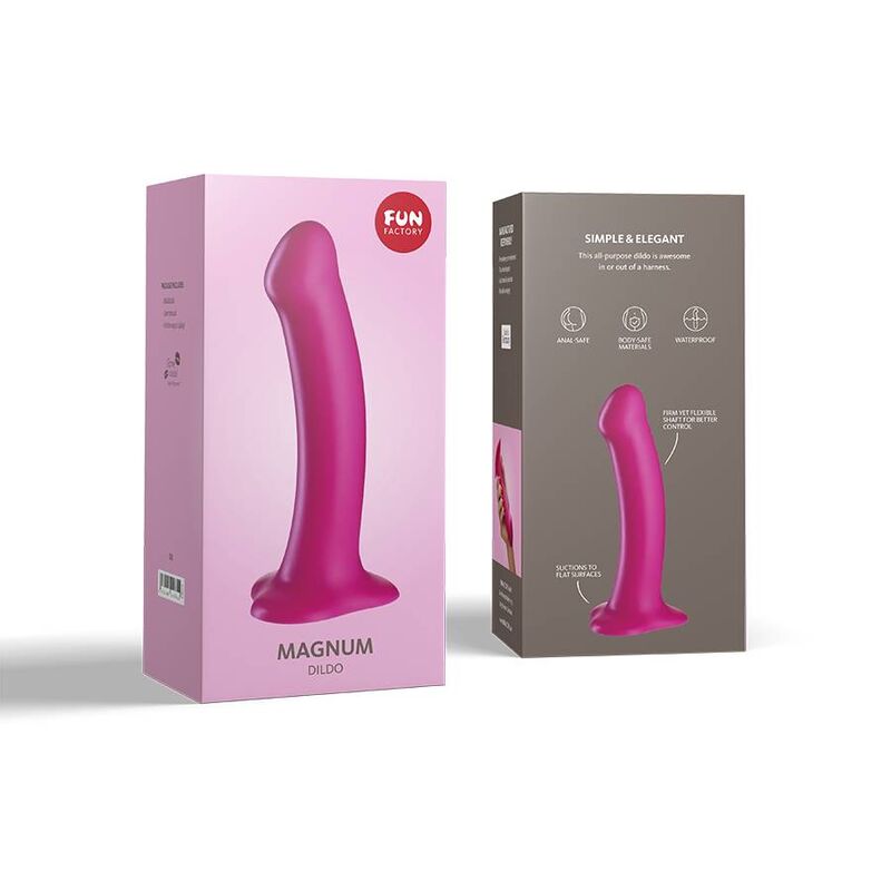 FUN FACTORY - MAGNUM DILDO BLACKBERRY - Sexshoptuga  Sexshoptuga 