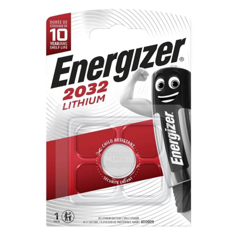 ENERGIZER - BATERIA BOTO DE LÍTIO CR2032 3V 1 UNIDADE - Sexshoptuga 