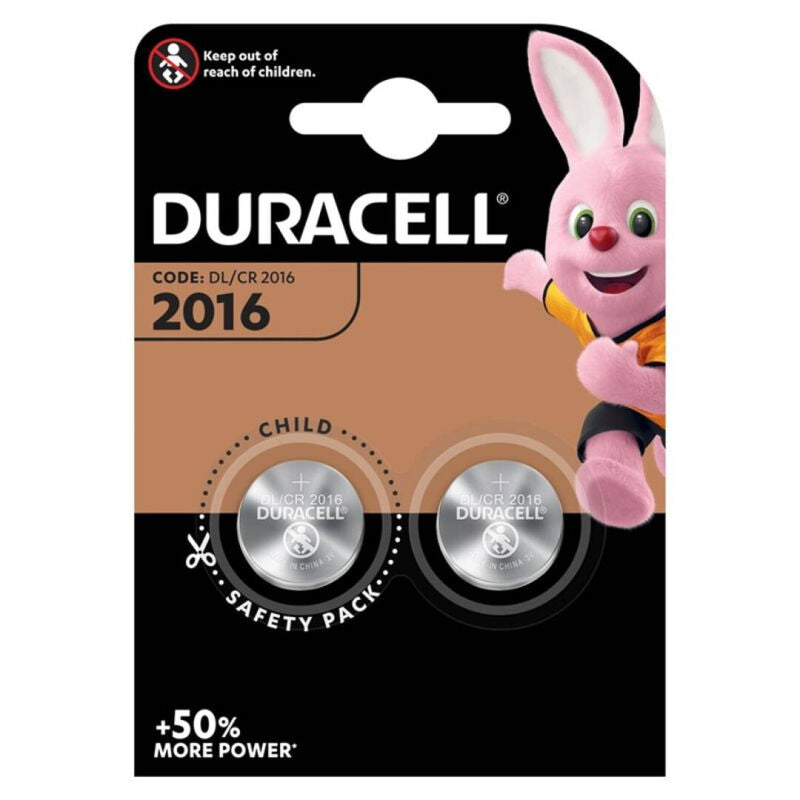 DURACELL - BATERIA BOTO LITIO CR2016 3V 2 UNIDADE - Sexshoptuga  Sexshoptuga 