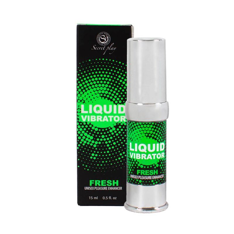 SECRETPLAY - FRESH LIQUID VIBRATOR ESTIMULADOR & INTENSIFICADOR DE PRAZER 15 ML - Sexshoptuga  Sexshoptuga 