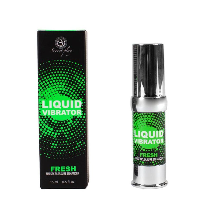 SECRETPLAY - FRESH LIQUID VIBRATOR ESTIMULADOR & INTENSIFICADOR DE PRAZER 15 ML - Sexshoptuga  Sexshoptuga 