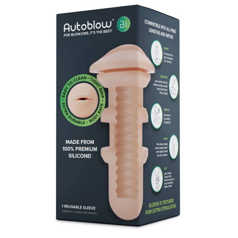 AUTOBLOW - AI BOCA SLEEVE SKIN - Sexshoptuga  Sexshoptuga 