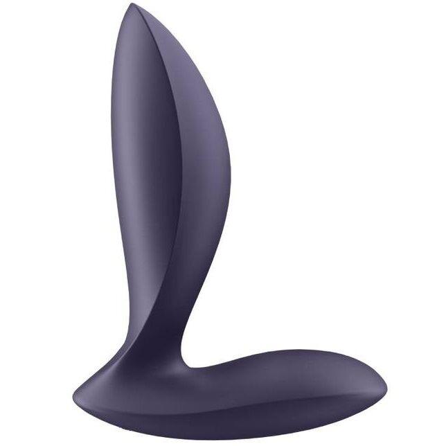 SATISFYER - PLUGUE DE ALIMENTAO ROXO - Sexshoptuga 