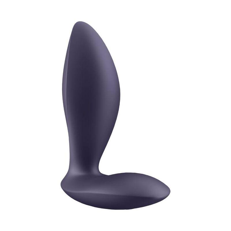 SATISFYER - PLUGUE DE ALIMENTAO ROXO - Sexshoptuga 