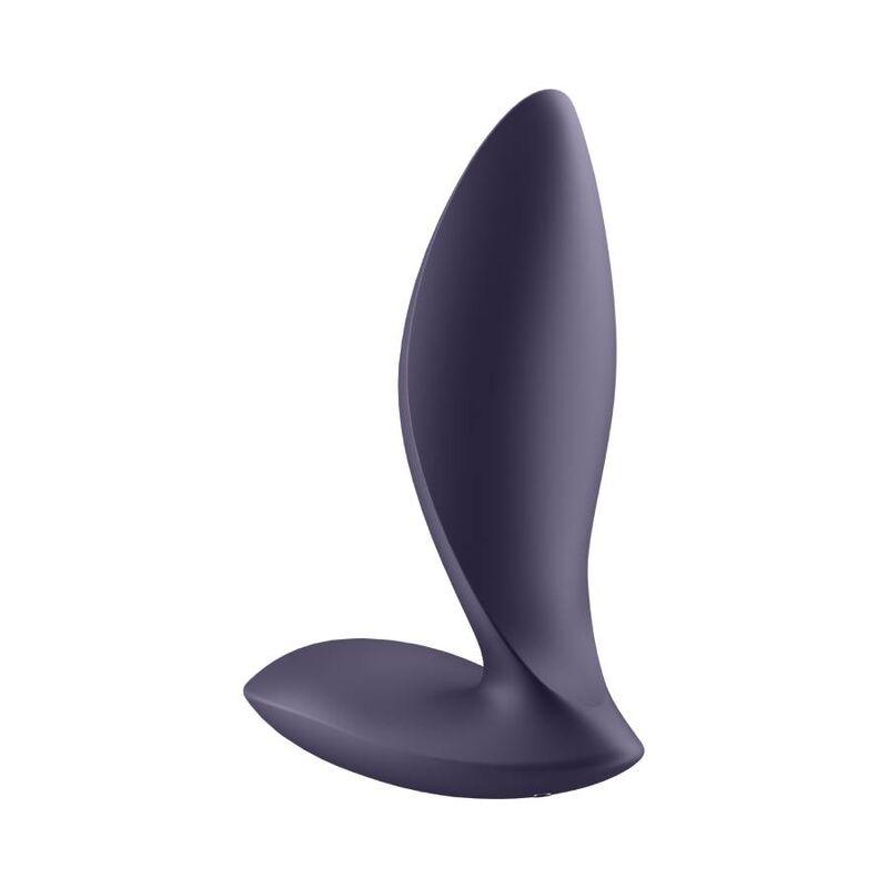 SATISFYER - PLUGUE DE ALIMENTAO ROXO - Sexshoptuga 