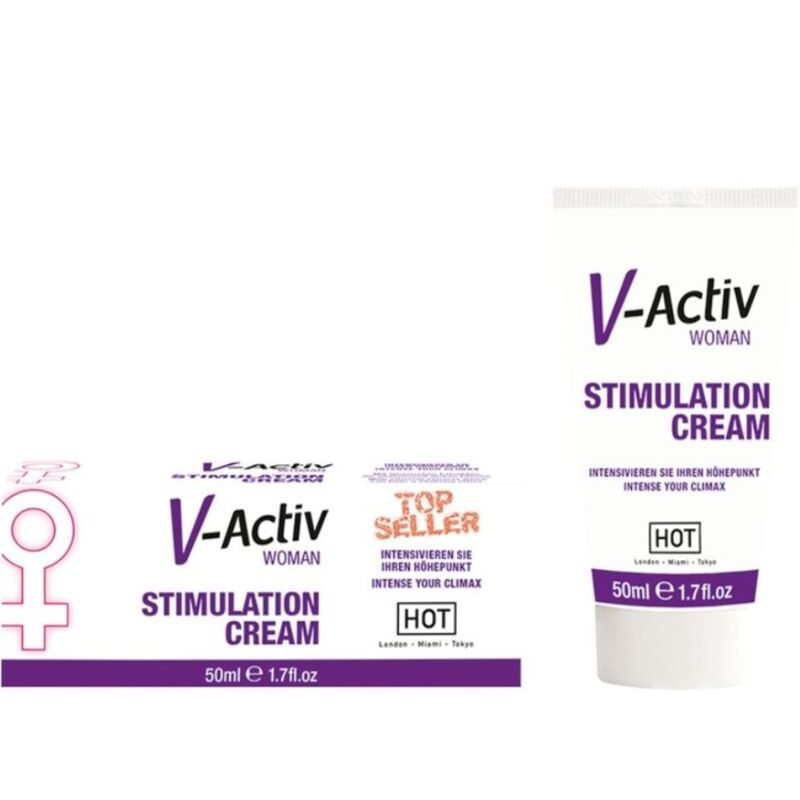 HOT - V-ACTIV CREME DE ESTIMULAÇÃO FEMININA 50ML - Sexshoptuga  Sexshoptuga 