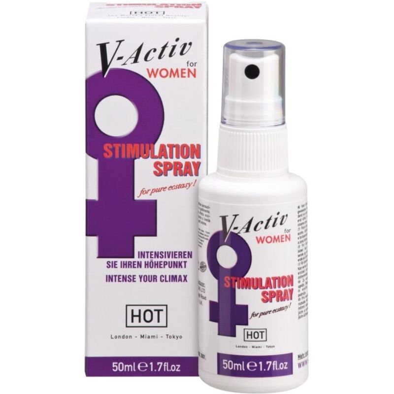 HOT - V-ACTIV PENIS POWER SPRAY FEMININO 50ML - Sexshoptuga  Sexshoptuga 