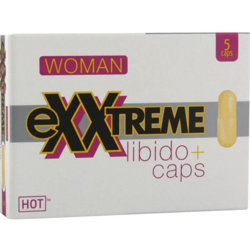 HOT - EXTREME LIBIDO CAPS FEMININO 5 PCS - Sexshoptuga Sexshoptuga 