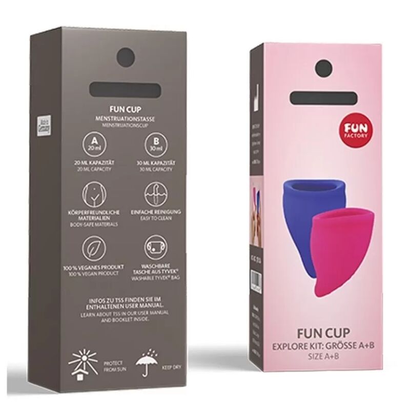 FUN FACTORY - FUN CUP EXPLORE KIT ROSA E ULTRAMARINO - Sexshoptuga  Sexshoptuga 