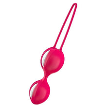 FUN FACTORY - SMARTBALLS DUO BRANCO/VERMELHO ÍNDIA - Sexshoptuga  Sexshoptuga 