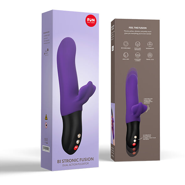 FUN FACTORY - BI STRONIC FUSION DUPLO PULSATOR VIOLETA - Sexshoptuga 